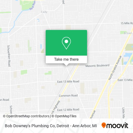 Bob Downey's Plumbing Co map