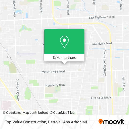 Mapa de Top Value Construction
