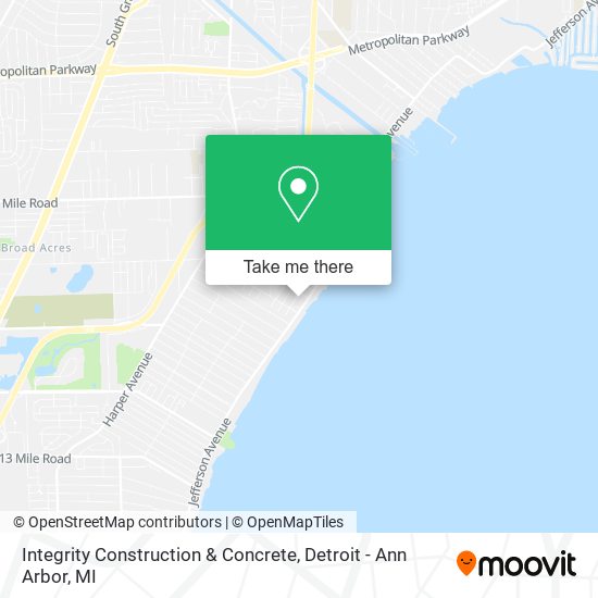 Mapa de Integrity Construction & Concrete