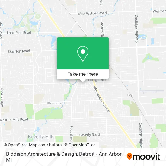 Biddison Architecture & Design map