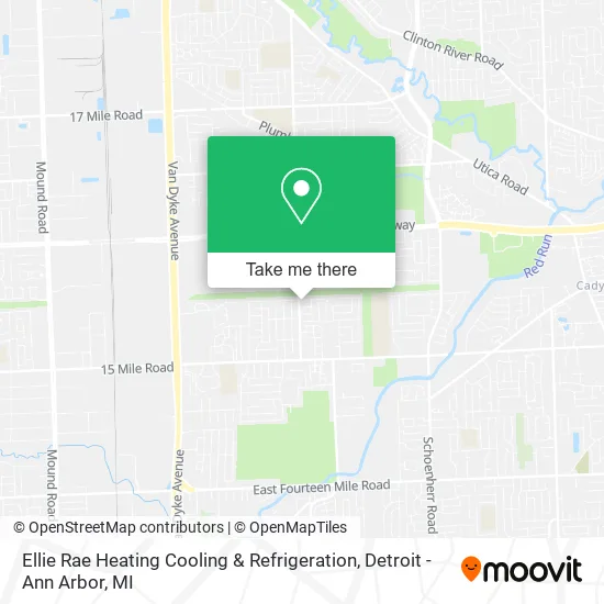 Ellie Rae Heating Cooling & Refrigeration map