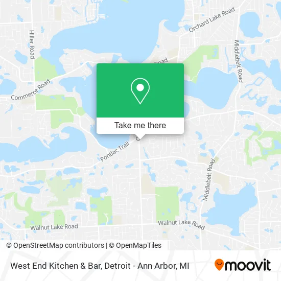 West End Kitchen & Bar map