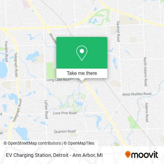 EV Charging Station map