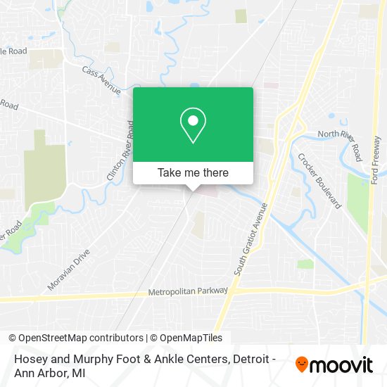 Hosey and Murphy Foot & Ankle Centers map