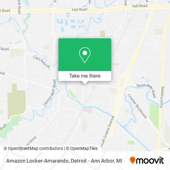 Amazon Locker-Amarando map