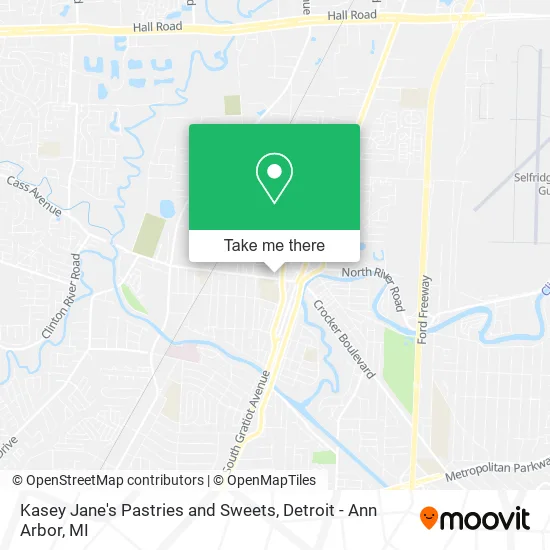 Kasey Jane's Pastries and Sweets map