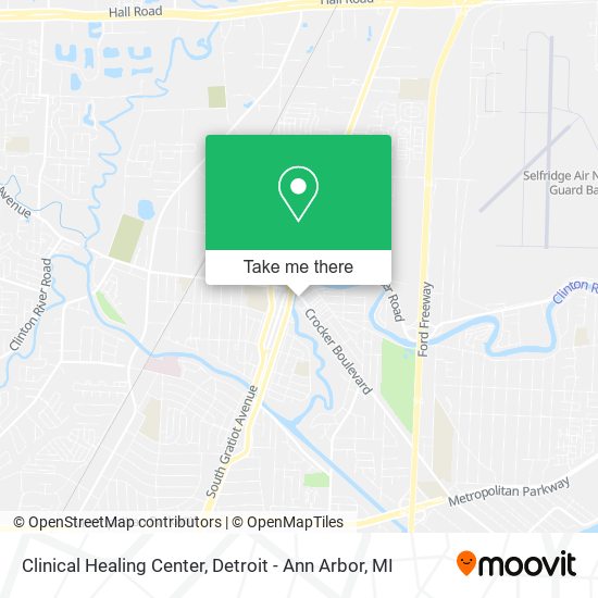 Mapa de Clinical Healing Center
