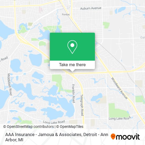 AAA Insurance - Jamoua & Associates map