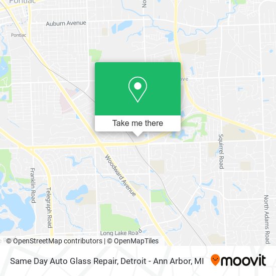 Mapa de Same Day Auto Glass Repair