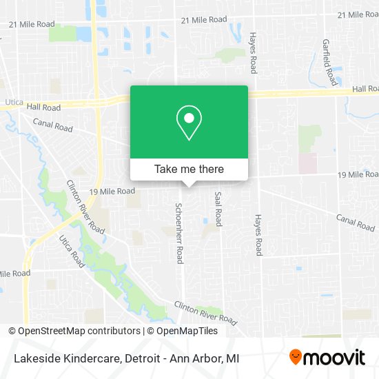 Mapa de Lakeside Kindercare