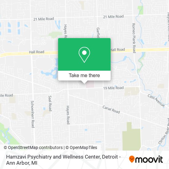 Mapa de Hamzavi Psychiatry and Wellness Center