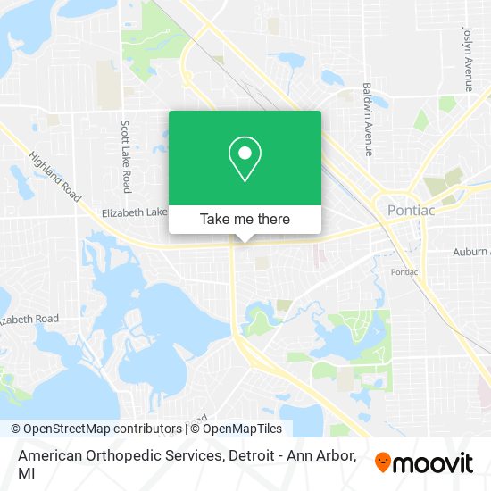 American Orthopedic Services map