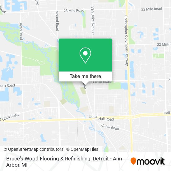 Mapa de Bruce's Wood Flooring & Refinishing