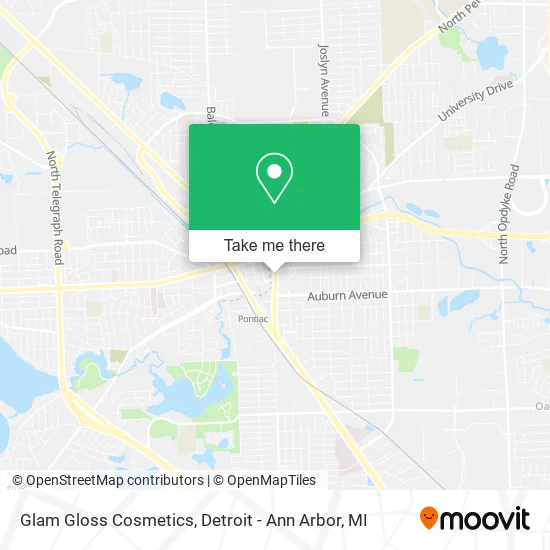 Glam Gloss Cosmetics map