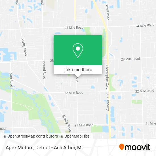 Apex Motors map