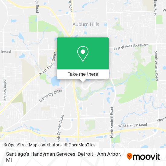 Santiago's Handyman Services map