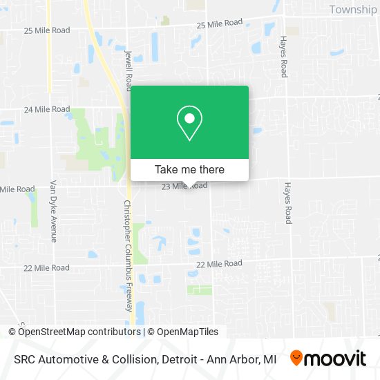 Mapa de SRC Automotive & Collision