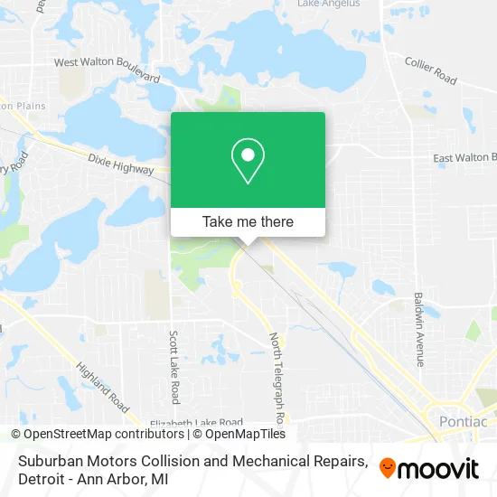 Suburban Motors Collision and Mechanical Repairs map