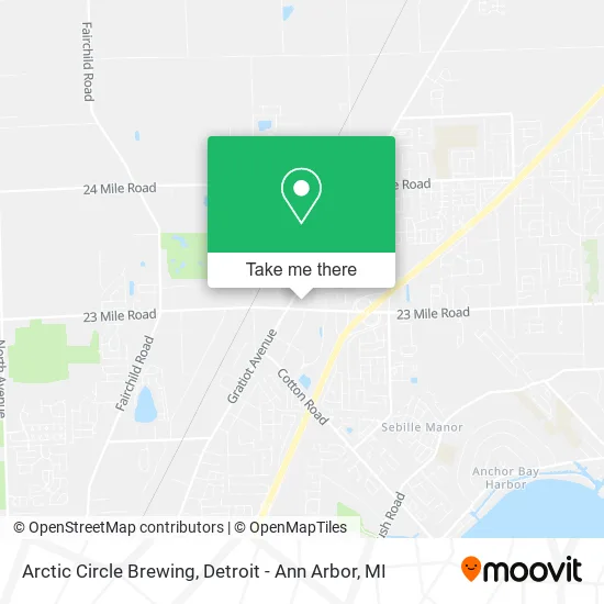 Arctic Circle Brewing map