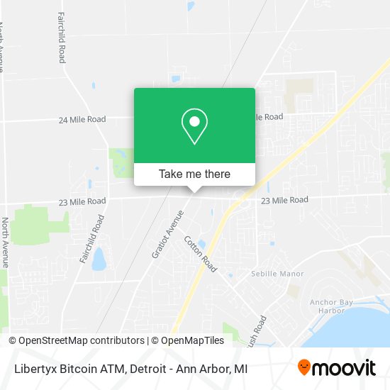 Libertyx Bitcoin ATM map