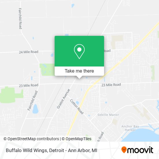 Mapa de Buffalo Wild Wings