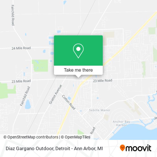 Diaz Gargano Outdoor map