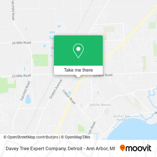 Davey Tree Expert Company map
