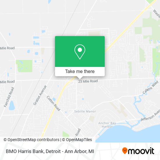 Mapa de BMO Harris Bank