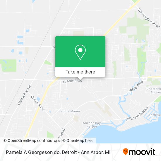 Mapa de Pamela A Georgeson do