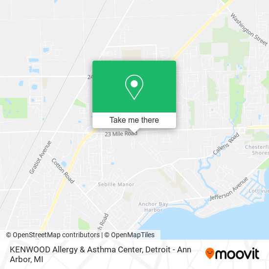 KENWOOD Allergy & Asthma Center map