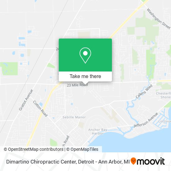 Dimartino Chiropractic Center map