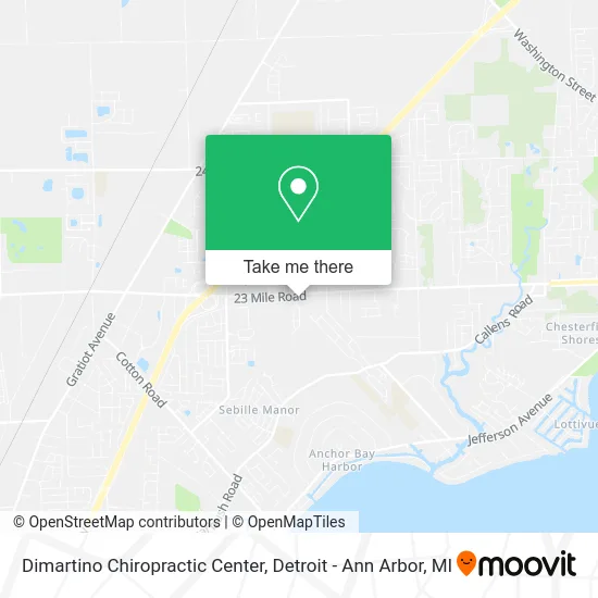 Dimartino Chiropractic Center map