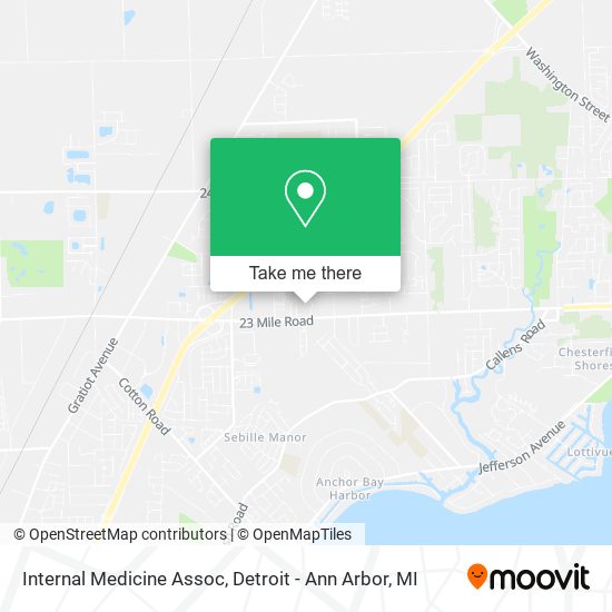 Internal Medicine Assoc map