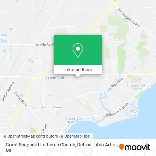 Good Shepherd Lutheran Church map