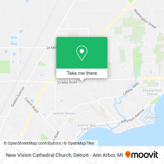 New Vision Cathedral Church map