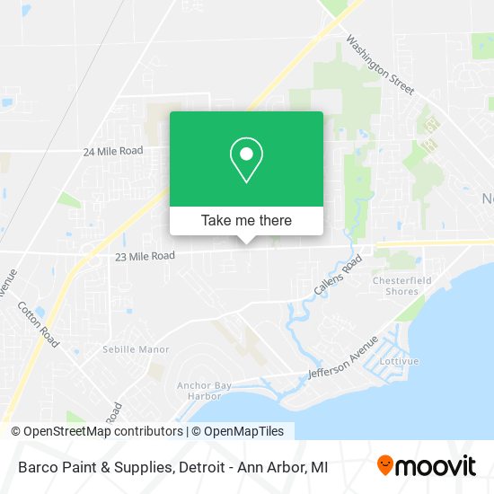 Barco Paint & Supplies map