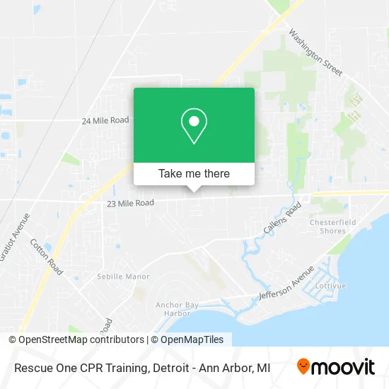 Rescue One CPR Training map