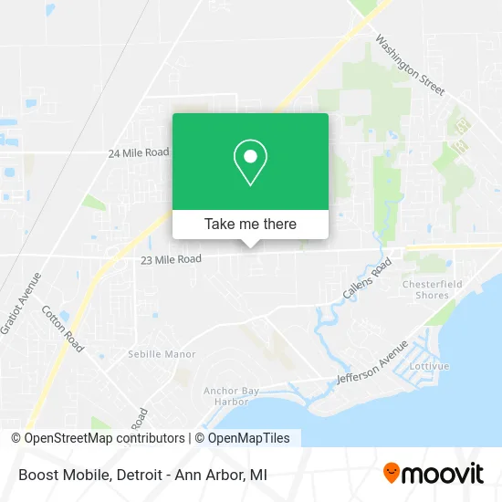 Boost Mobile map