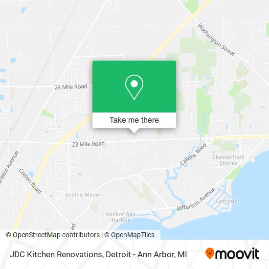 JDC Kitchen Renovations map