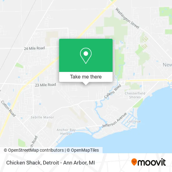 Chicken Shack map