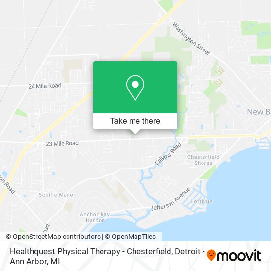 Healthquest Physical Therapy - Chesterfield map