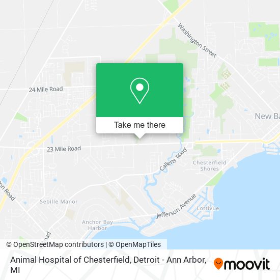 Mapa de Animal Hospital of Chesterfield