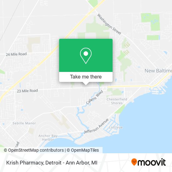 Mapa de Krish Pharmacy