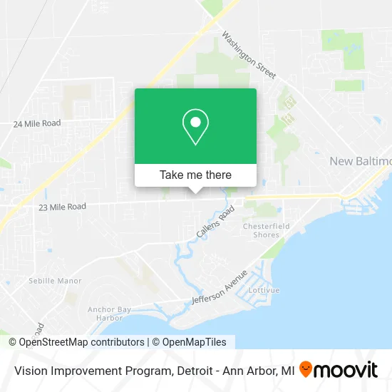 Vision Improvement Program map