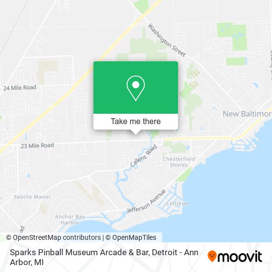 Sparks Pinball Museum Arcade & Bar map