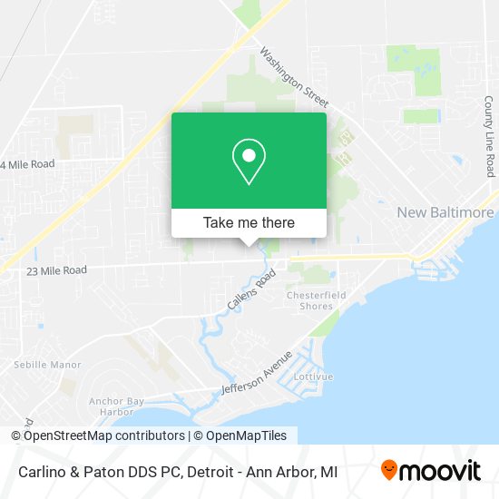 Carlino & Paton DDS PC map