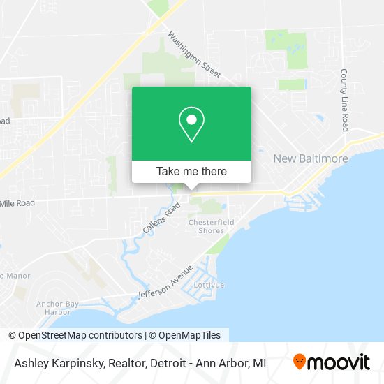 Ashley Karpinsky, Realtor map