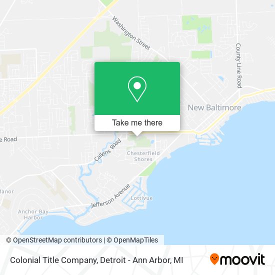 Colonial Title Company map