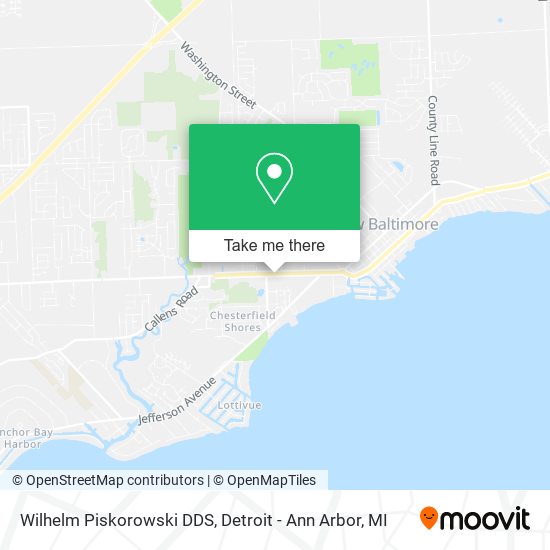 Wilhelm Piskorowski DDS map