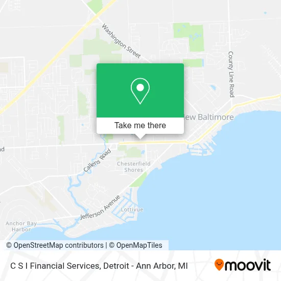 C S I Financial Services map